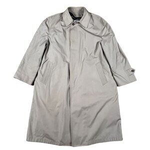 London Fog Light Gray Trench Coat